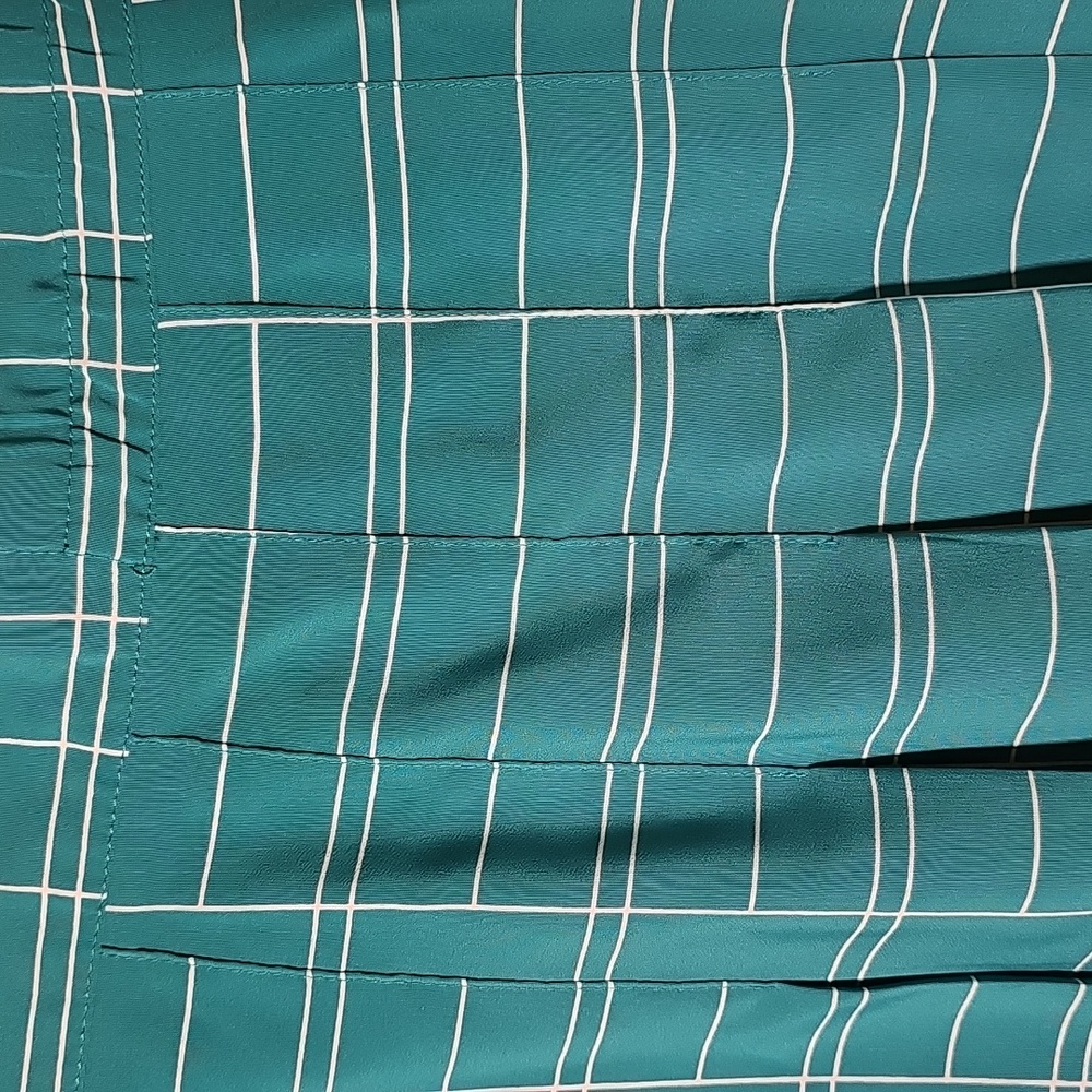 Tail VintageTeal Checkered Mini‎ Tennis Skirt By Tail Size 10. USA. - Picture 2 of 6